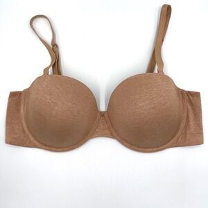 Victorias Secret Multi-Way Multioptions Bra 38C Tan Heathered Padded Underwire